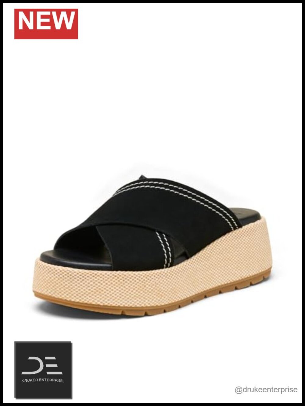 Sorel Suede Platform Slide Sandals EVERTREAD Rubber Cushioned EVA